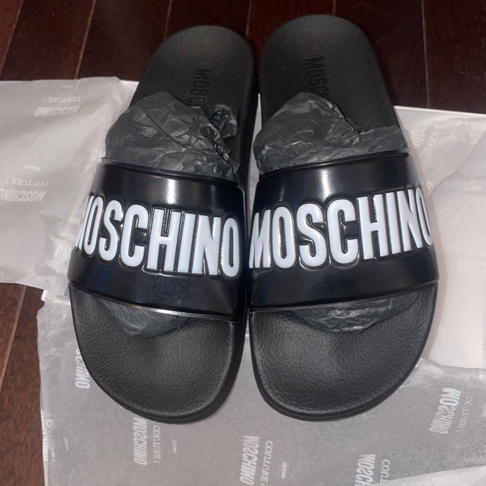 Moschino pool slides